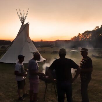 barbecue tipi - ranch de calamity jane