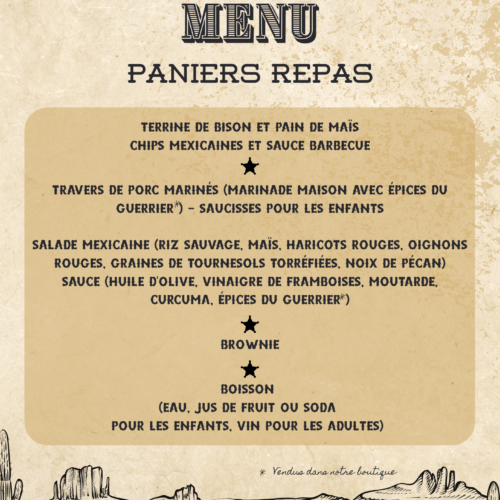 Menu paniers repas 2